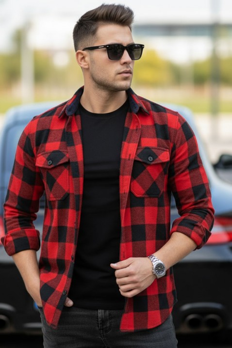 Muška košulja TORELSO RED, Boja: crvena, IVET.RS - Nova Kolekcija