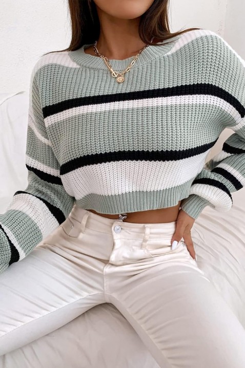 Džemper AGAVORSA MINT, Boja: menta, IVET.RS - Nova Kolekcija