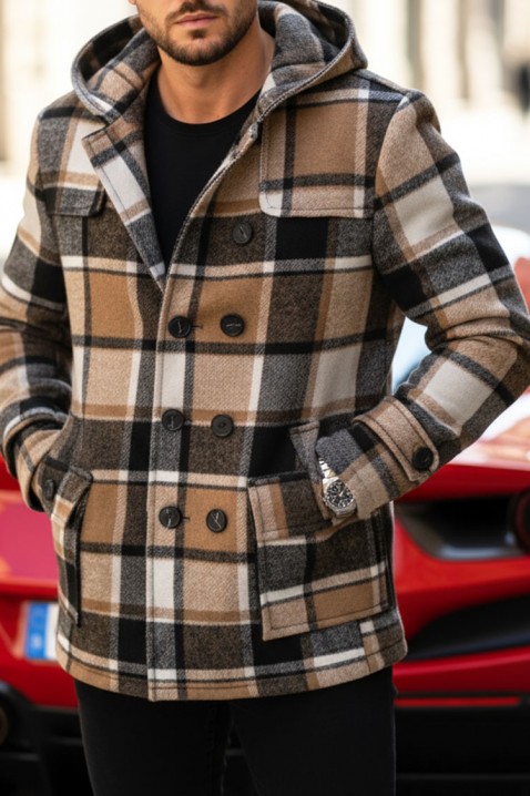 Muški kaput STERFO BEIGE, Boja: bež, IVET.RS - Nova Kolekcija