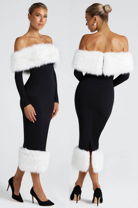 Haljina PLOVENDA, Boja: crna, IVET.RS - Nova Kolekcija