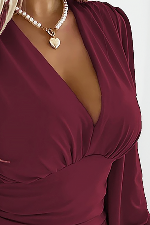 Ženska bluza SAVELDA BORDO, Boja: bordo, IVET.RS - Nova Kolekcija