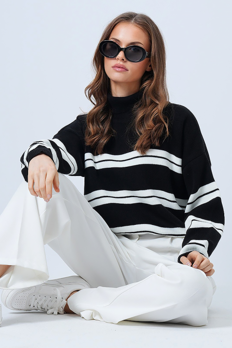 Džemper HIERZA, Boja: crna, IVET.RS - Nova Kolekcija