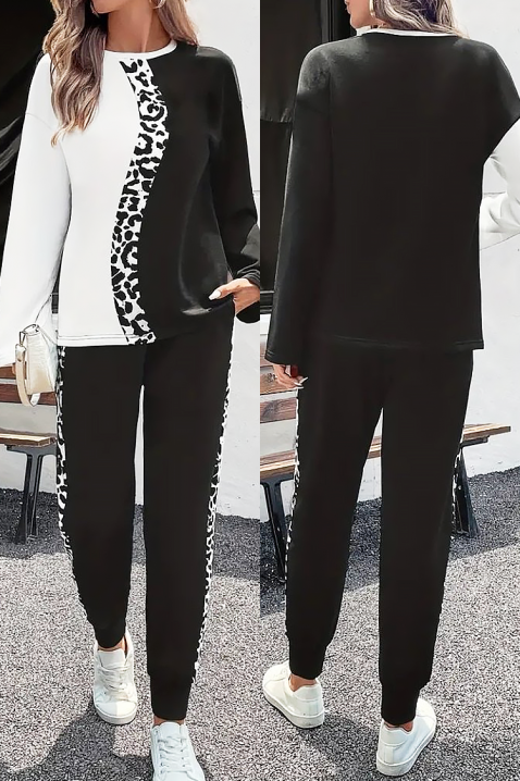 Komplet SEVANTA, Boja: crna i bela, IVET.RS - Nova Kolekcija