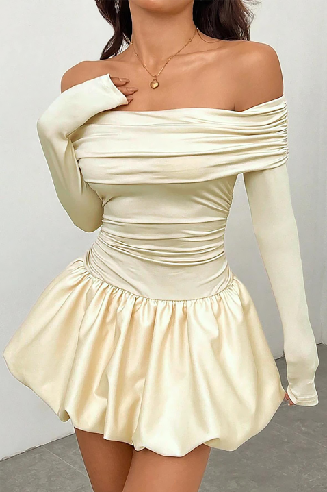 Haljina SEROLMA ECRU, Boja: ecru, IVET.RS - Nova Kolekcija