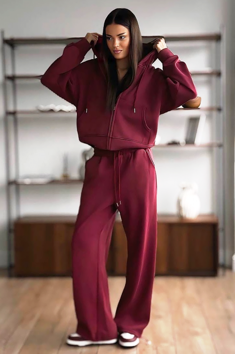 Komplet BOYANSA, Boja: bordo, IVET.RS - Nova Kolekcija