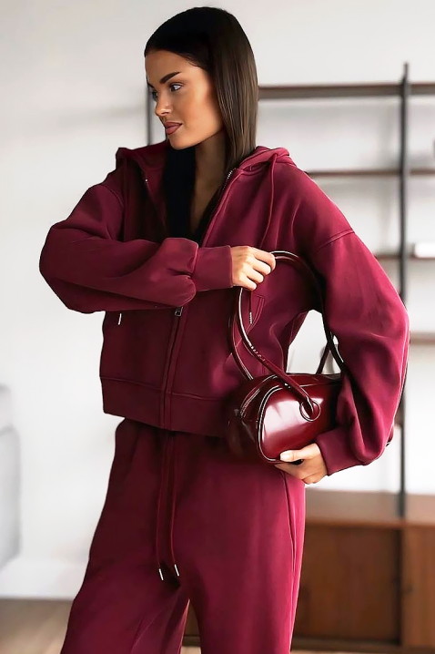 Komplet BOYANSA, Boja: bordo, IVET.RS - Nova Kolekcija