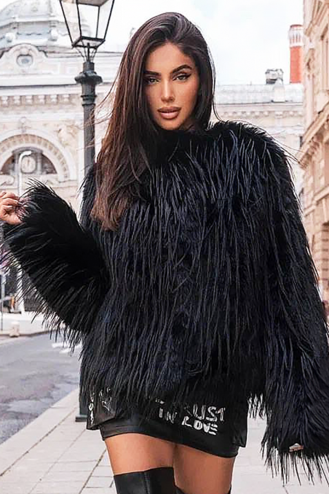 Kaput BELSIONA BLACK, Boja: crna, IVET.RS - Nova Kolekcija