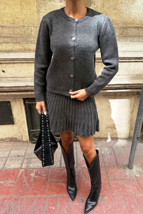 Komplet ERDIMOLA, Boja: grafitna, IVET.RS - Nova Kolekcija