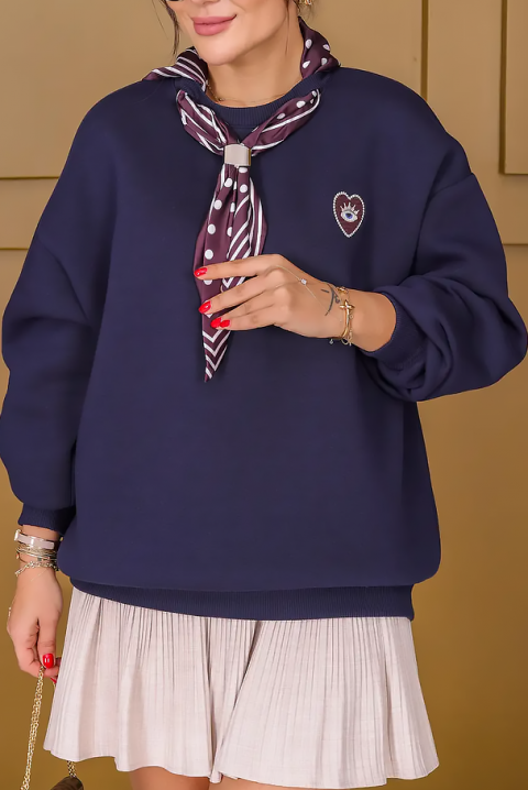 Ženska bluza ZAFERZA NAVY, Boja: tamnoplava, IVET.RS - Nova Kolekcija