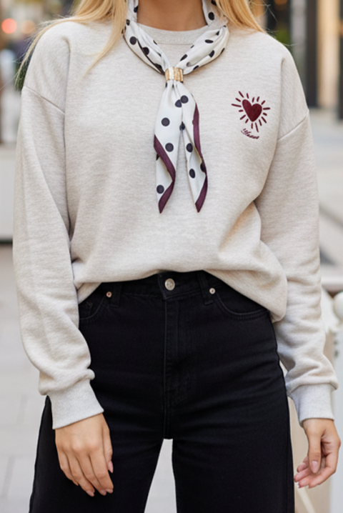 Ženska bluza ZAFERZA ECRU, Boja: ecru, IVET.RS - Nova Kolekcija