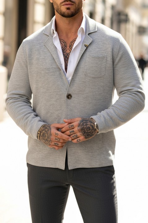 Muška vesta PITERFO, Boja: siva, IVET.RS - Nova Kolekcija