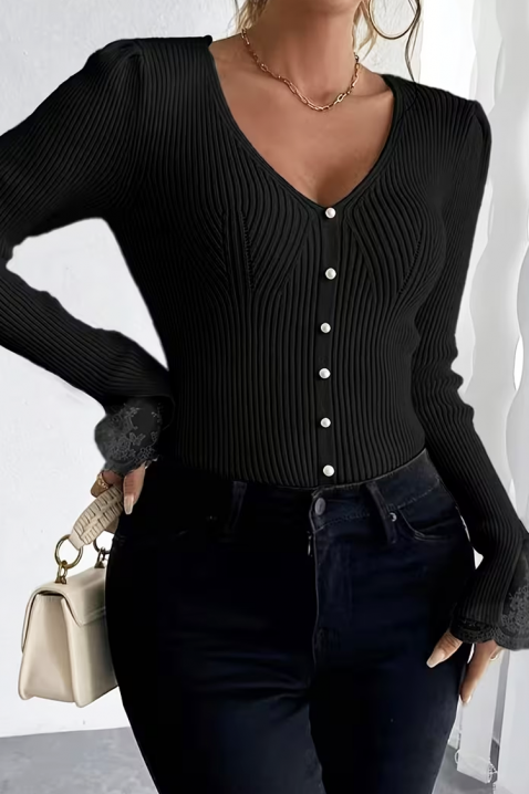 Ženska bluza ZLOVELDA BLACK, Boja: crna, IVET.RS - Nova Kolekcija