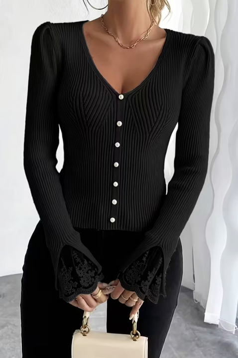 Ženska bluza ZLOVELDA BLACK, Boja: crna, IVET.RS - Nova Kolekcija