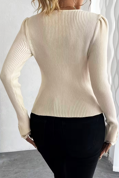 Ženska bluza ZLOVELDA ECRU, Boja: ecru, IVET.RS - Nova Kolekcija