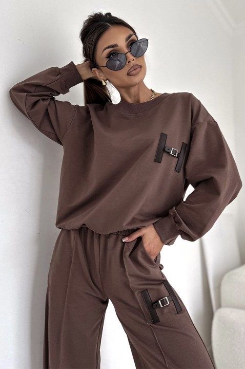 Komplet GLADORFA BROWN, Boja: braon, IVET.RS - Nova Kolekcija