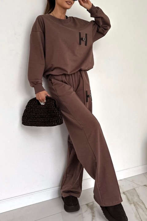 Komplet GLADORFA BROWN, Boja: braon, IVET.RS - Nova Kolekcija