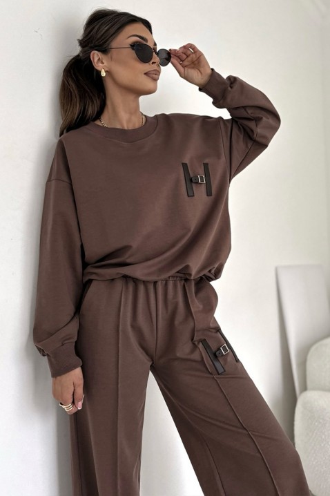 Komplet GLADORFA BROWN, Boja: braon, IVET.RS - Nova Kolekcija