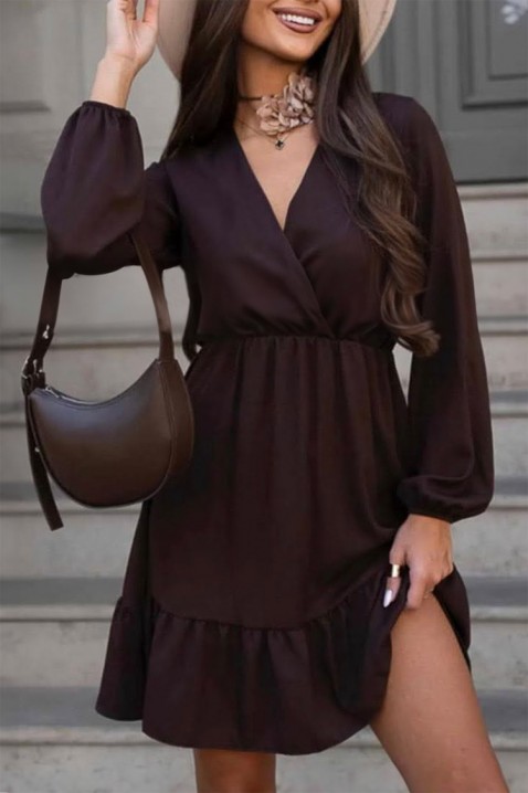 Haljina MONTEKA, Boja: braon, IVET.RS - Nova Kolekcija