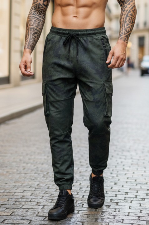 Muške pantalone ZELGER KHAKI, Boja: kaki, IVET.RS - Nova Kolekcija