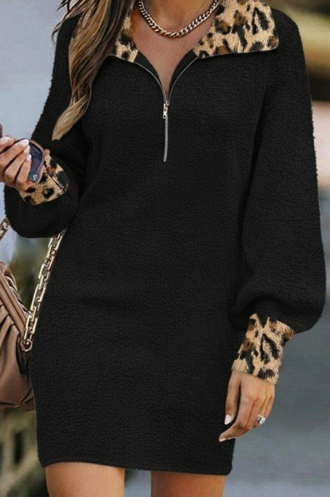 Haljina VIOREKA BLACK, Boja: crna, IVET.RS - Nova Kolekcija