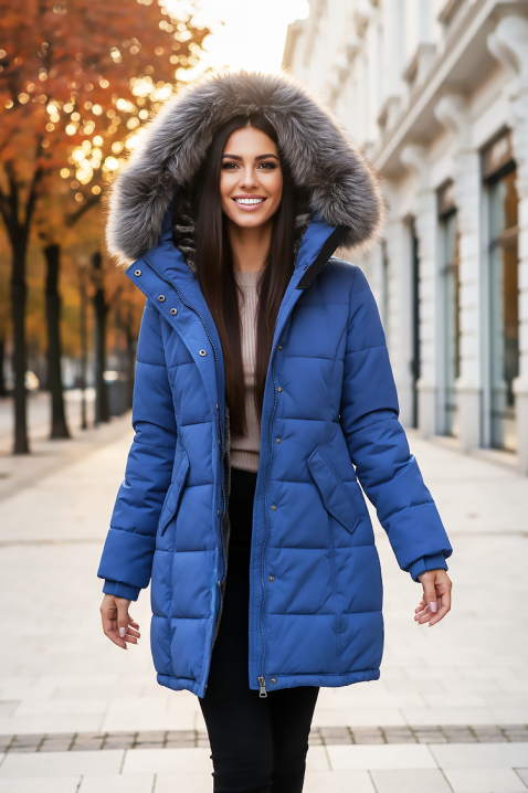 Jakna DRUVERDA BLUE, Boja: plava, IVET.RS - Nova Kolekcija