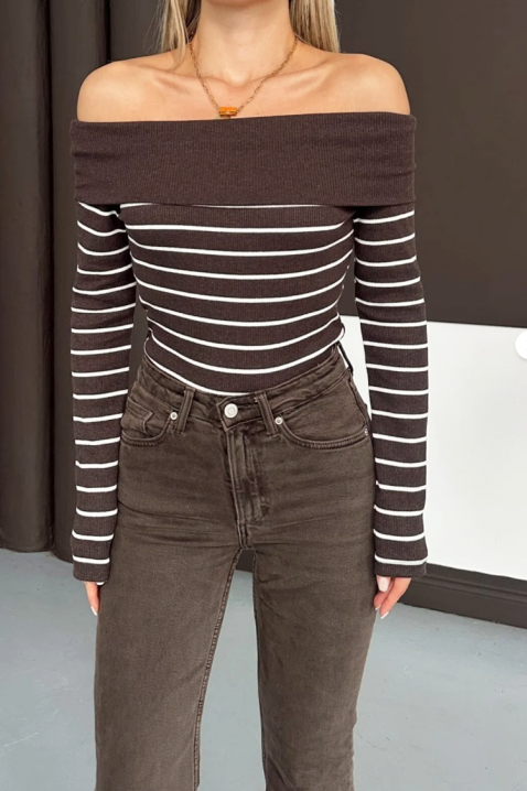 Ženska bluza PRESTILJA BROWN, Boja: braon, IVET.RS - Nova Kolekcija