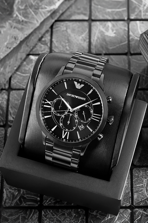 Muški sat Emporio Armani Giovanni AR11349, Boja: crna, IVET.RS - Nova Kolekcija