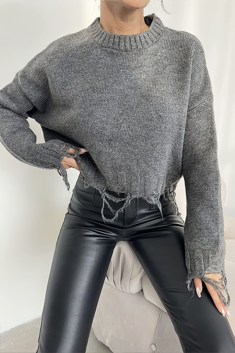 Džemper NEVRINZA GRAFIT, Boja: grafitna, IVET.RS - Nova Kolekcija