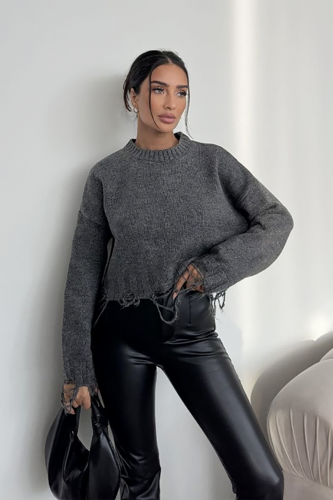 Džemper NEVRINZA GRAFIT, Boja: grafitna, IVET.RS - Nova Kolekcija