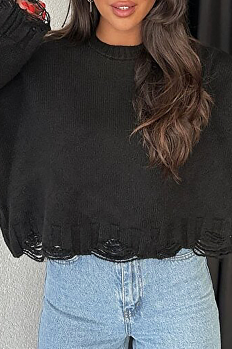 Džemper NEVRINZA BLACK, Boja: crna, IVET.RS - Nova Kolekcija