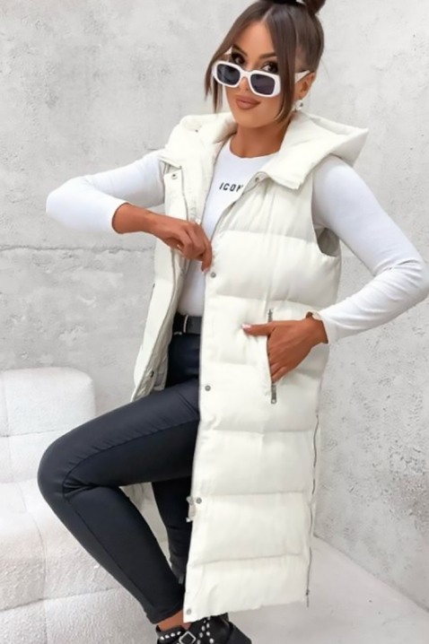 Prsluk GRENORZA WHITE, Boja: bela, IVET.RS - Nova Kolekcija