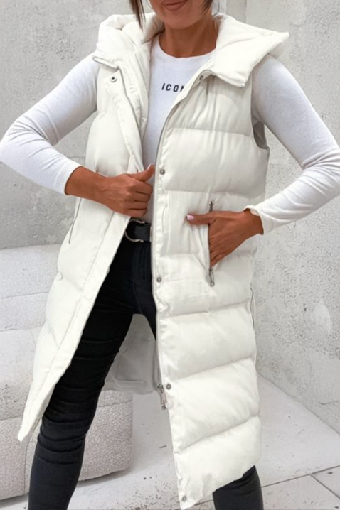 Prsluk GRENORZA WHITE, Boja: bela, IVET.RS - Nova Kolekcija