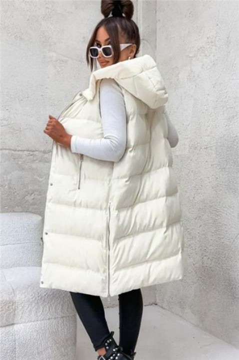 Prsluk GRENORZA WHITE, Boja: bela, IVET.RS - Nova Kolekcija