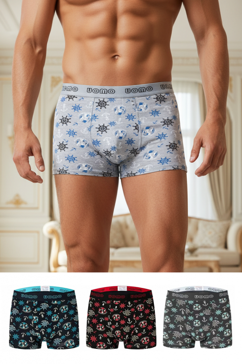 Komplet od 4 para muških bokserica ZILFIR, Boja: višebojna, IVET.RS - Nova Kolekcija