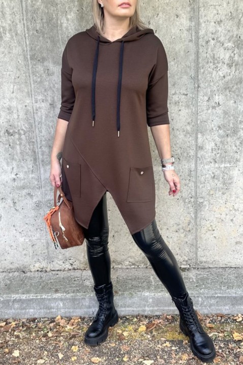 Tunika ALEZONDA BROWN, Boja: braon, IVET.RS - Nova Kolekcija