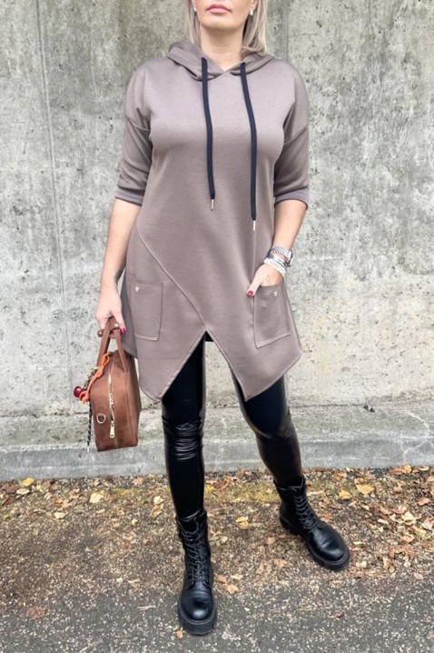 Tunika ALEZONDA MOCHA, Boja: moka, IVET.RS - Nova Kolekcija