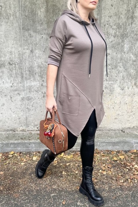 Tunika ALEZONDA MOCHA, Boja: moka, IVET.RS - Nova Kolekcija