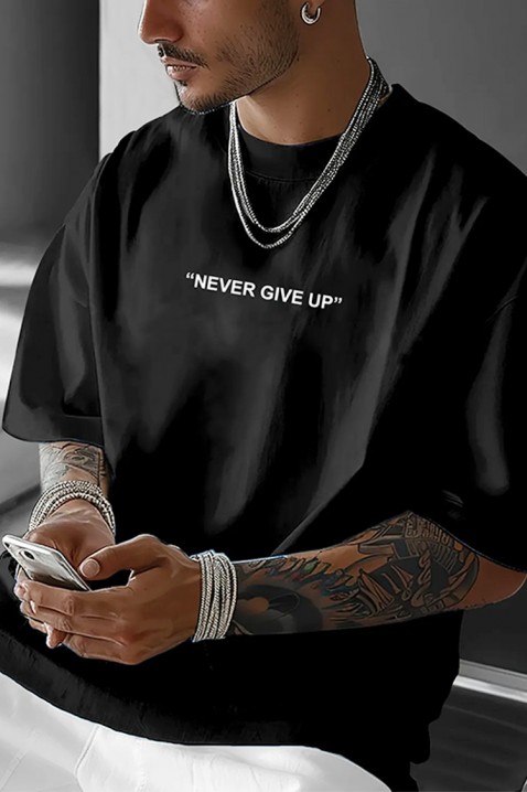 Muška majica HREZO, Boja: crna, IVET.RS - Nova Kolekcija