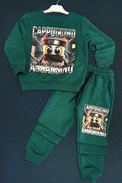Dečiji komplet ASASINI, Boja: petrolej, IVET.RS - Nova Kolekcija