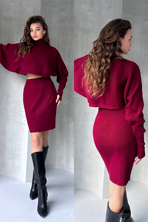 Komplet BERVILZA BORDO, Boja: bordo, IVET.RS - Nova Kolekcija