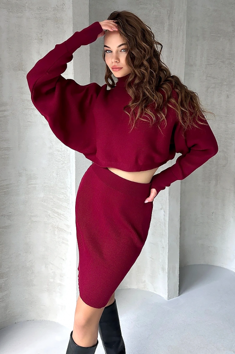 Komplet BERVILZA BORDO, Boja: bordo, IVET.RS - Nova Kolekcija