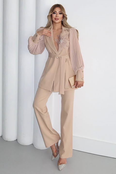 Komplet JILMERGA BEIGE, Boja: bež, IVET.RS - Nova Kolekcija