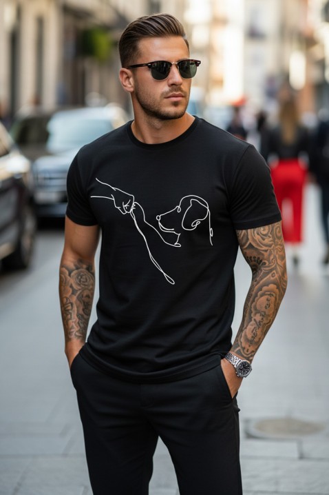 Muška majica MOJORO, Boja: crna, IVET.RS - Nova Kolekcija