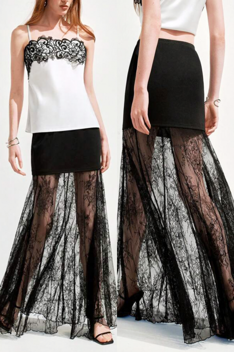 Suknja MALZANA, Boja: crna, IVET.RS - Nova Kolekcija