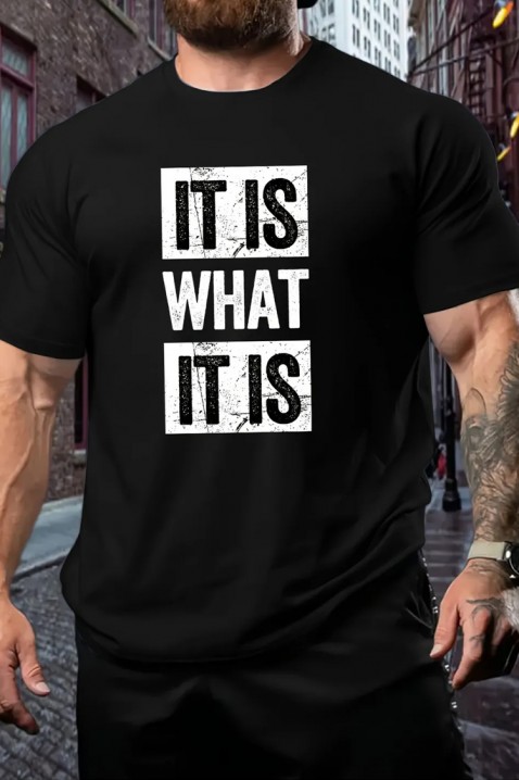 Muška majica GRITER, Boja: crna, IVET.RS - Nova Kolekcija