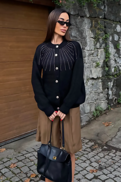 Vesta KRODELSA BLACK, Boja: crna, IVET.RS - Nova Kolekcija