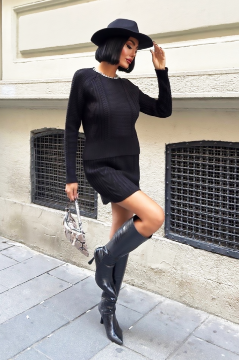 Komplet ELRONZA BLACK, Boja: crna, IVET.RS - Nova Kolekcija