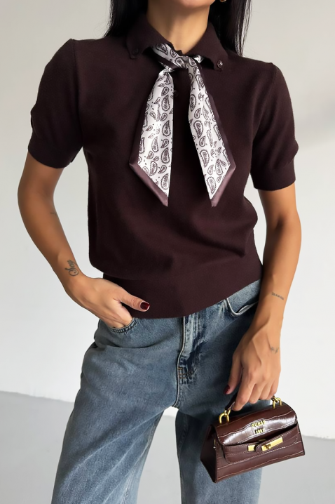 Top FLURENZA BROWN, Boja: braon, IVET.RS - Nova Kolekcija