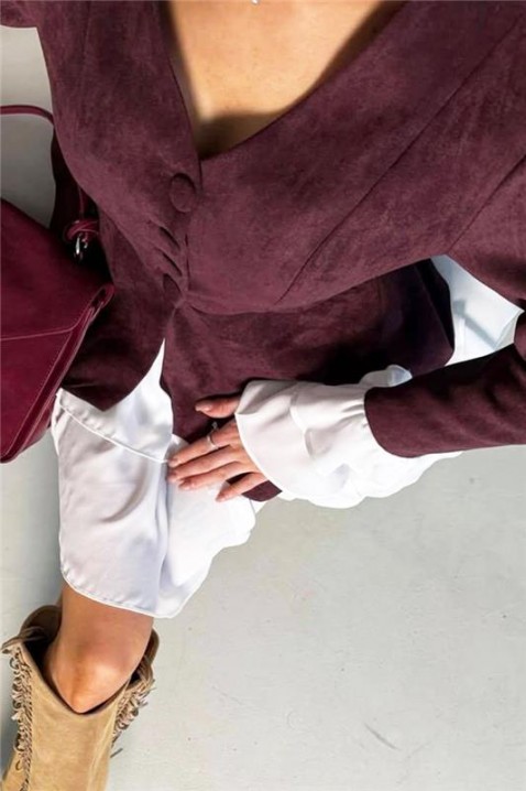 Komplet AKSIENA BORDO, Boja: bordo, IVET.RS - Nova Kolekcija