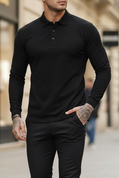 Muška bluza LEROJO BLACK, Boja: crna, IVET.RS - Nova Kolekcija